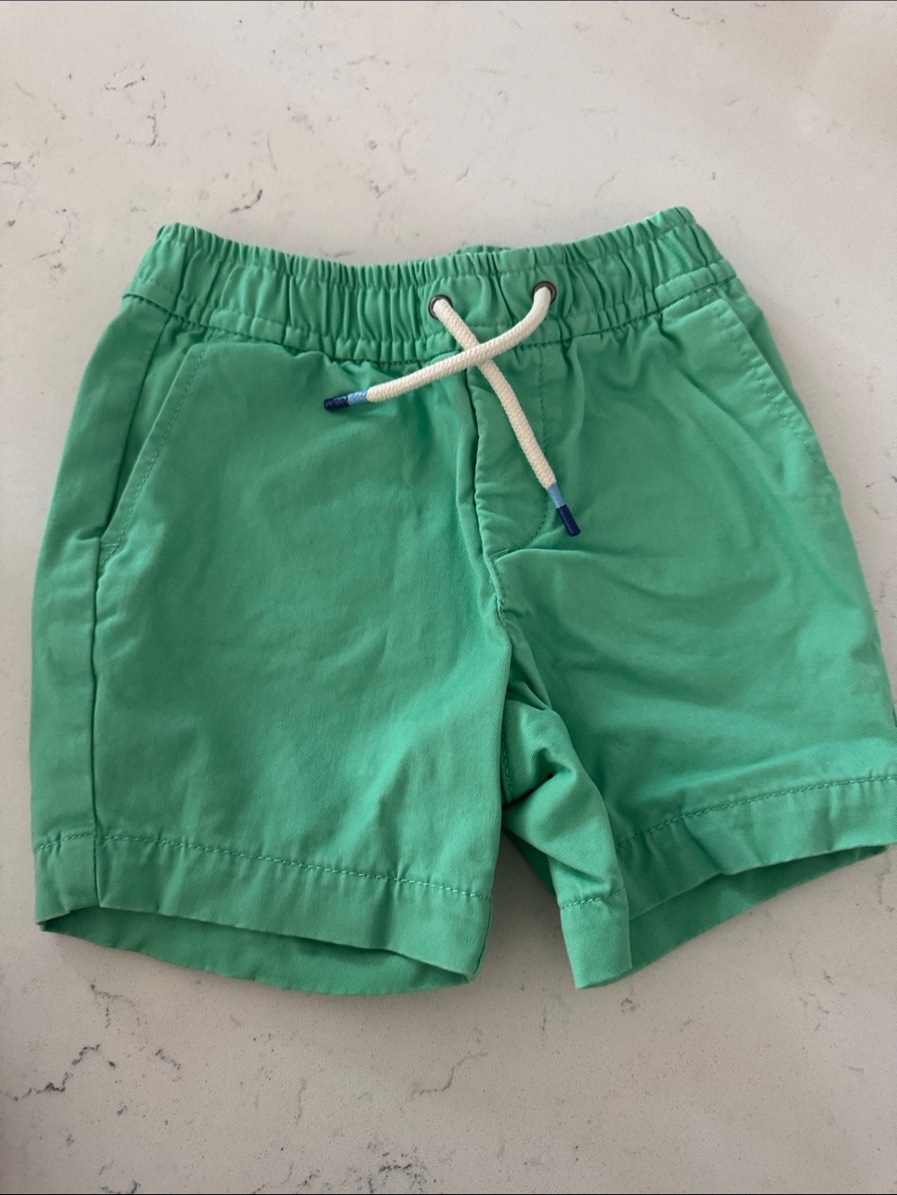 GAP Mint Green Pull-On Shorts with White Drawstring